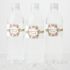 16 . Geburtstag Aquarell Blumengrün