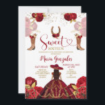 16 . Geburtstag Burgundy & Red Floral Geburtstagsp Einladung<br><div class="desc">16 . Geburtstag Burgund & Rote Flora Geburtstagsparty Einladung Mis Quince Anos,  16. Geburtstag.</div>