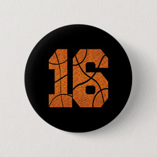 16. Geburtstag Bysketbyll Jungs Kinder Button