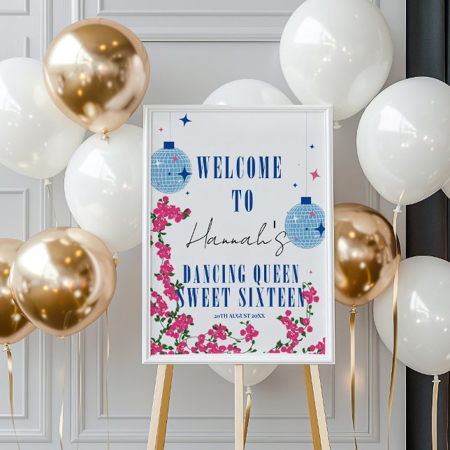 16 . Geburtstag Dancing Queen mamma mia Willkommen Poster (Von Creator hochgeladen)