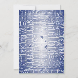 16 . Geburtstag Einladung