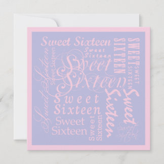 16 . Geburtstag Einladung