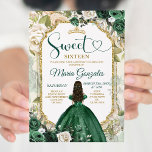 16 . Geburtstag Emerald Green & Gold Geburtstagspa Einladung<br><div class="desc">16 . Geburtstag Emerald Green & White zum Geburtstag Einladung Mis Quince Anos,  16. Geburtstag.</div>