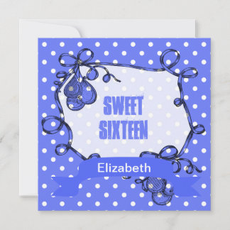 16 . Geburtstag Geburtstagsfeier Einladung. Einladung