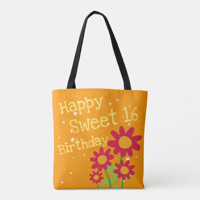 16 . Geburtstag Geburtstagsgeschenk Tasche (Rückseite)