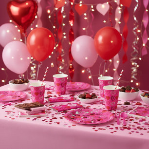 16 . Geburtstag Hearts & Liebe Napkins Serviette