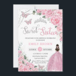 16 . Geburtstag Pink Floral Princess Silver Birthd Einladung<br><div class="desc">Personalisieren Sie diese schöne 16 . Geburtstag-Geburtstagseinladung einfach und schnell mit eigenen Formulierungen,  drücken Sie einfach die Schaltfläche Anpassen,  um Stil und Platzierung des Textes weiter zu gestalten und zu formatieren. Passende Artikel im Shop erhältlich! c) Das glückliche Cat Studio</div>