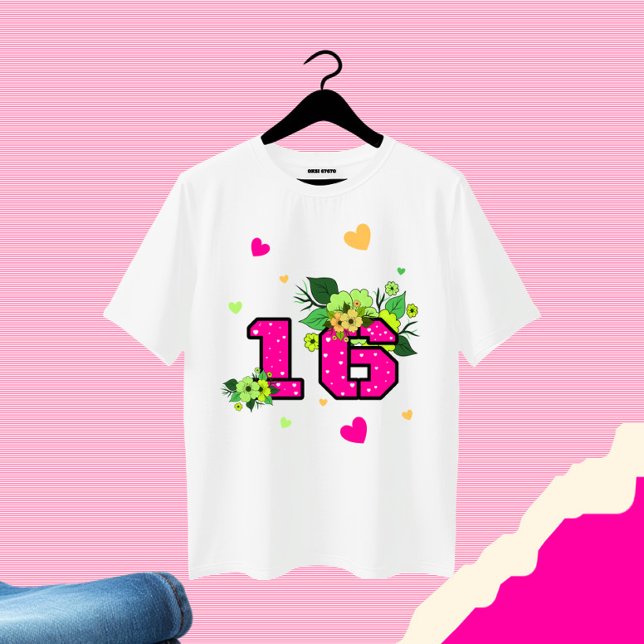16 . Geburtstag T-Shirt (Von Creator hochgeladen)