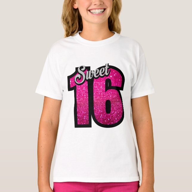16 GEBURTSTAG-T - SHIRT (Vorderseite)