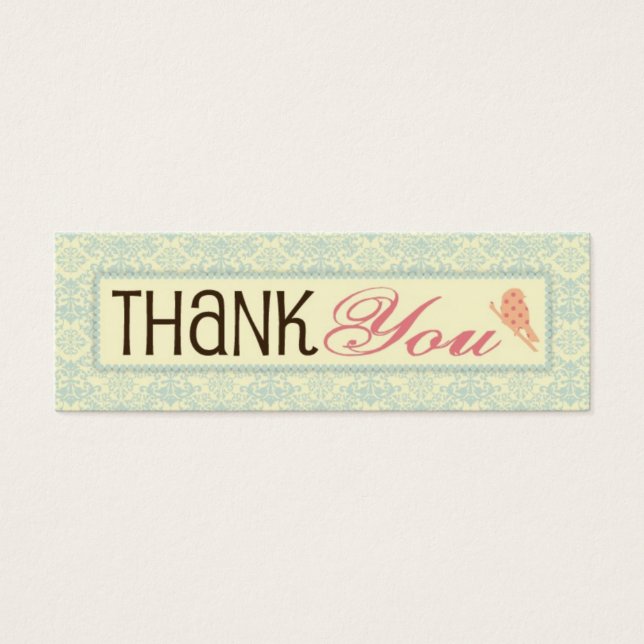 16 . Geburtstag TY Skinny Gift Tag (Vorderseite)