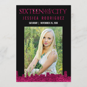 16. Geburtstag und die Stadt-Programm FAN Einladung