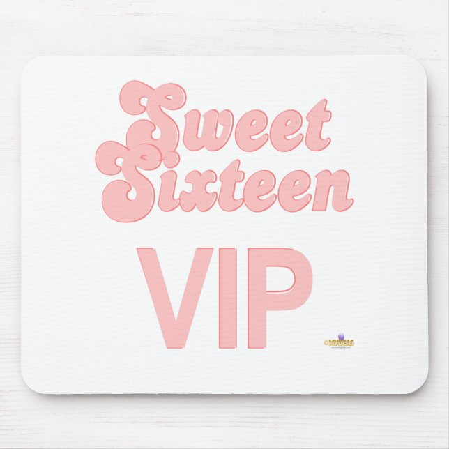 16 . Geburtstag VIP Pink Mousepad (Vorne)