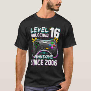 16. Geburtstagskleidung Stufe 16 Entsperrt Phantas T-Shirt