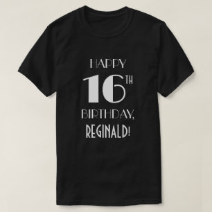 16. Geburtstagsparty - Art Déco Inspiriert Look S T-Shirt