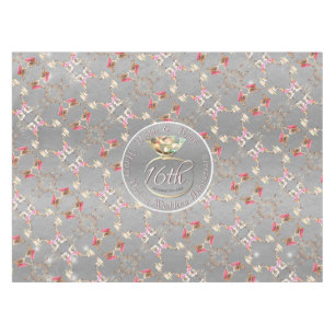 16. Hochzeitstag Wachs, Peridot & Satice Flr Tischdecke