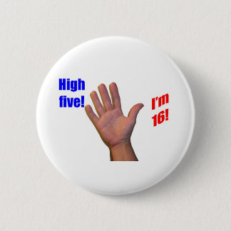 16 hohe fünf! button