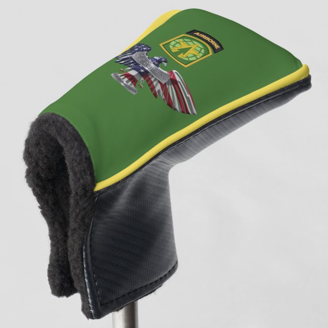 16. Im Flugzeug Adler der Militärpolizei Golf Headcover (3/4 Vorderseite)