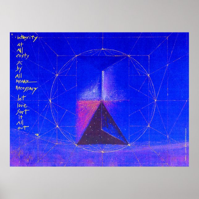 16. INTEGRITÄT ZU Poster/Print Poster (Vorne)