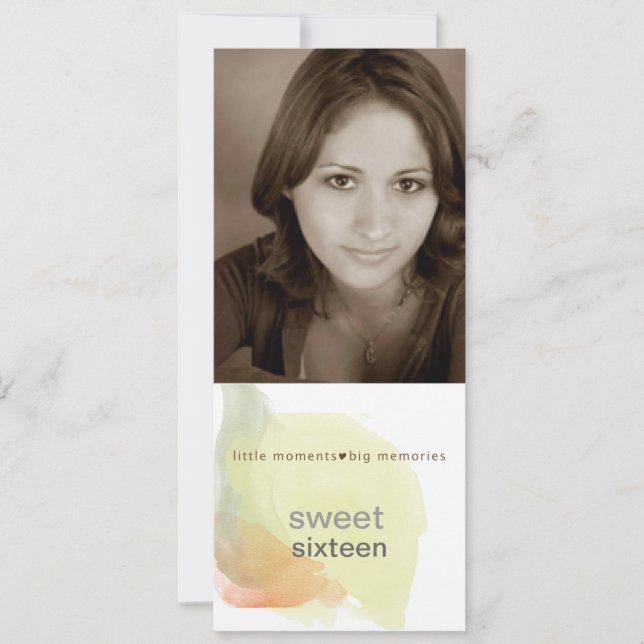 16 invitations sucrées (Devant)