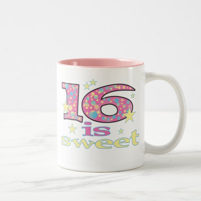 16 ist süß zweifarbige tasse (Rechts)