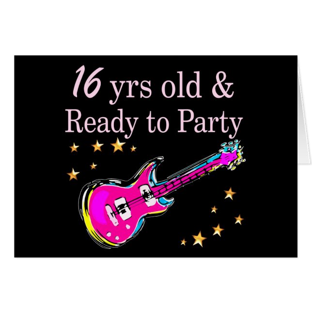 16 JAHRE ALT UND BEREIT NACH PARTY (Vorderseite (Horizontal))
