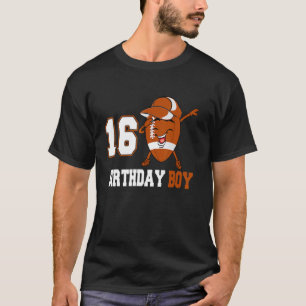 16 Jahre alter Dabbing Fußball 16. Geburtstag Jung T-Shirt