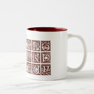 16. Jahrhundert Alphabet Tasse