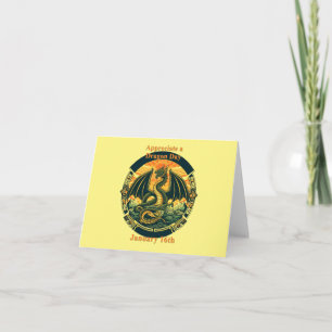 16. Januar - Appreciate A Dragon Day Karte