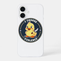 Je choisis la violence - coque iphone de canard mi