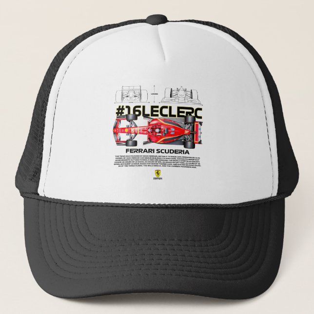 16 leclerc truckerkappe (Vorderseite)