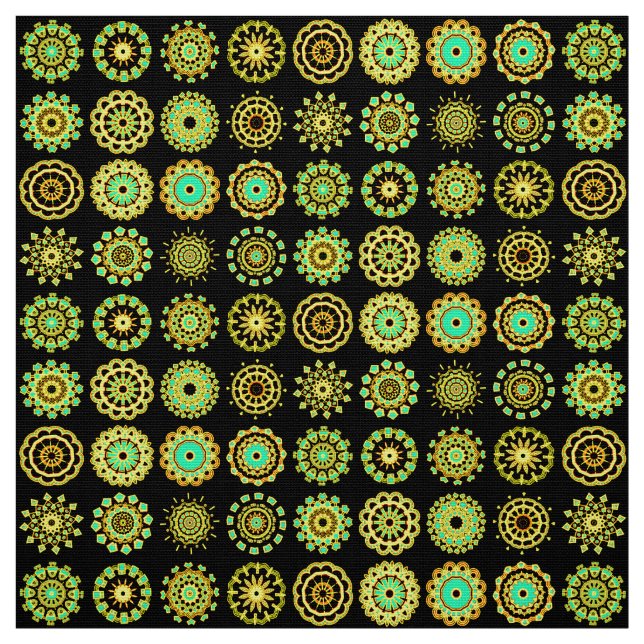 16 Mandalas Stoff (Muster)