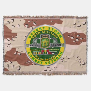 16. Militärpolizei-Brigade Desert Storm Veteran Decke