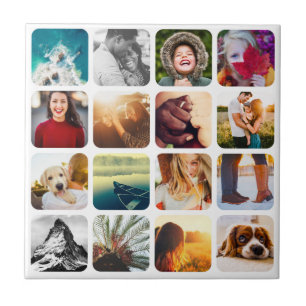 16 modèle de carreau de mur de photo cadre blanc