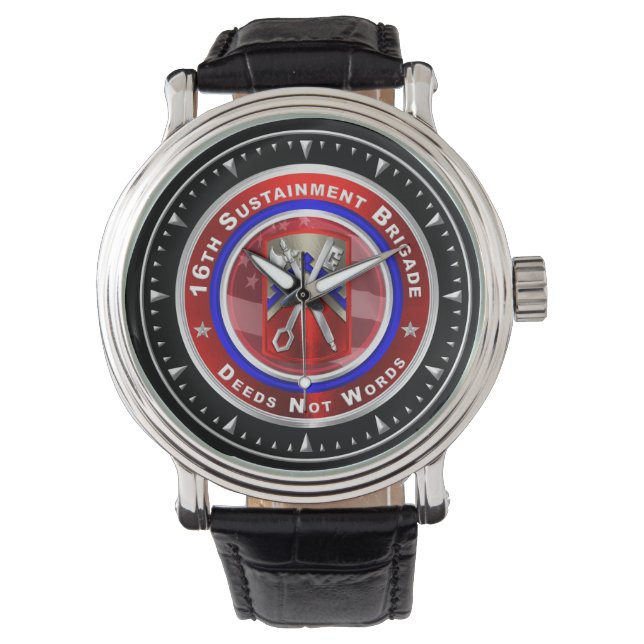 16. Nachhaltigkeitsbrigade Armbanduhr (Vorderseite)