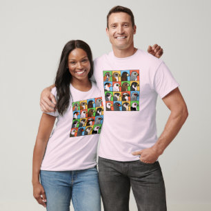 16 nordamerikanische Raubvogel-Profile T-Shirt