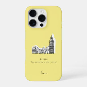 16 Pro London Tone Sketch coque iphone