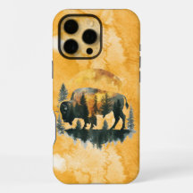Coque iphone amérindien avec Buffalo