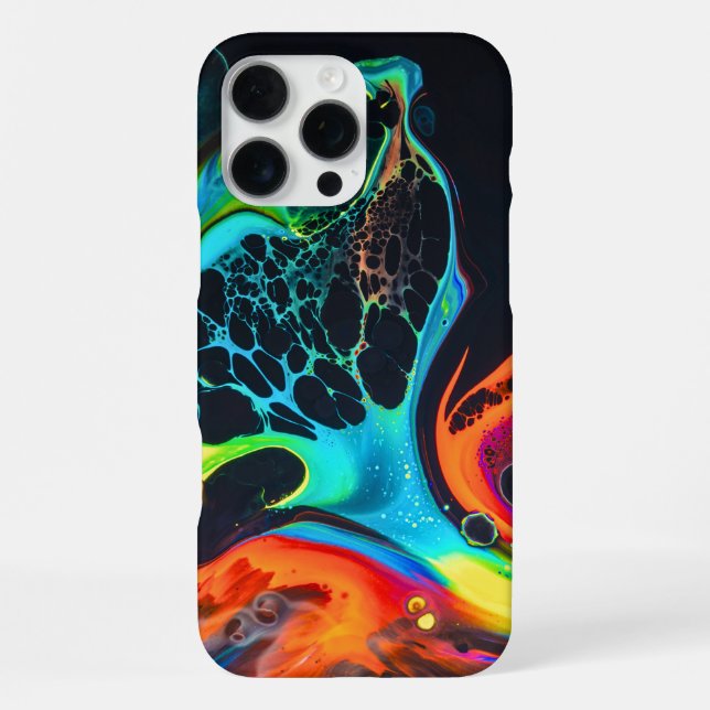 16 Pro Max Coque iphone d'art moderne (Verso)