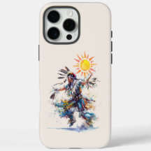 Coque iphone de danseuse amérindienne