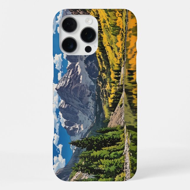 16 Pro Max Maroon Bells coque iphone (Verso)