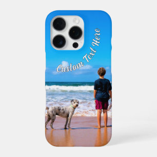 16 Pro Votre coque iphone photo avec texte personnalisé