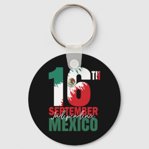 16. September Mexikanischer Unabhängigkeitstag Shi Schlüsselanhänger