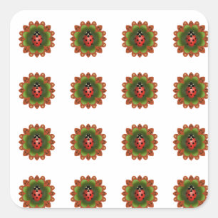 16 Sticker Ladybug