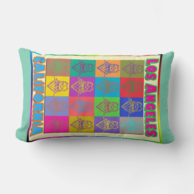 16 Surfers Los Angeles Coussin (Recto)