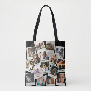16 Vintag Snapshots Foto Tasche