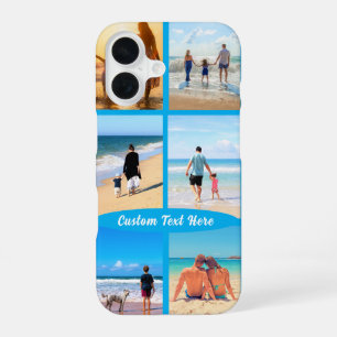 16 Votre coque iphone Collage Photo avec texte person