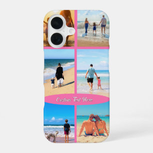 16 Votre coque iphone Collage Photo avec texte person