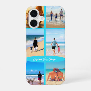 16 Votre coque iphone Collage Photo avec texte person