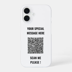 16 Votre coque iphone de texte personnalisé de code Q