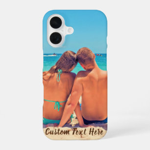 16 Votre coque iphone photo avec texte personnalisé